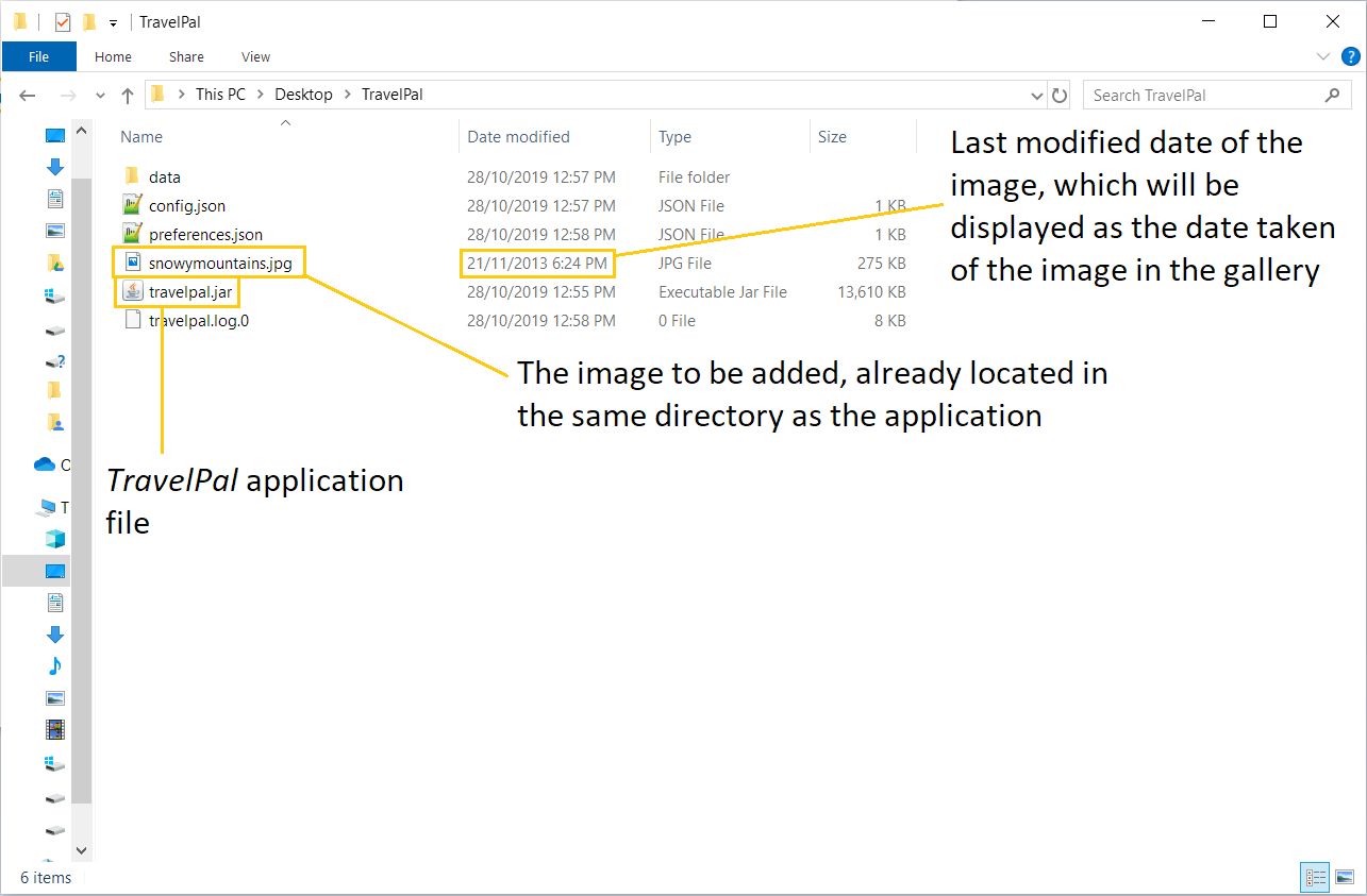 diary addphoto filepath directory